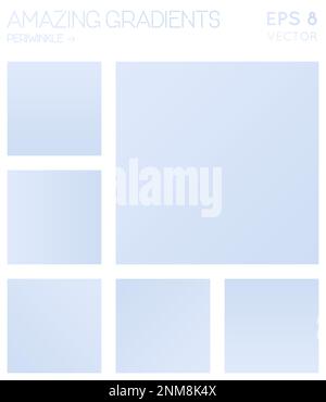 Colorful gradients in periwinkle color tones. Admirable gradient background, favorable vector illustration. Stock Vector