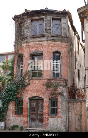 An Old building in Buyuk Ada, Istanbul, Turkiye Stock Photo