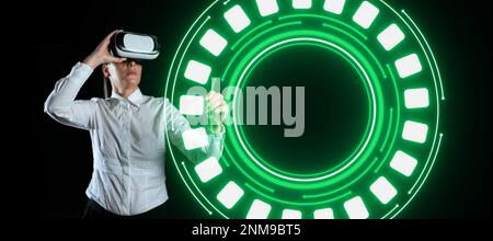 Man sitting at the table with laptop. Big white speech bubble for text overhead. Empty Dialog box on bright colored background. drawing illustration. Stock Photo