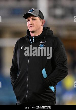 24th February 2023,  The Recreation Ground, Bath, Somerset, England; Gallagher Premiership Rugby, Bath versus Bristol Bears; Stuart Hooper Director of Rugby for Bath Stock Photo