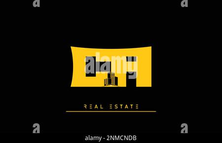 Real Estate letters Initials Monogram logo CA , AC Stock Vector