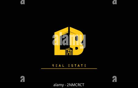 Real Estate letters Initials Monogram logo CB , BC Stock Vector