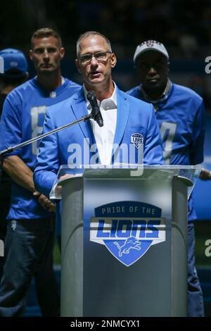 Detroit Lions LB Chris Spielman Editorial Photo - Image of detroit