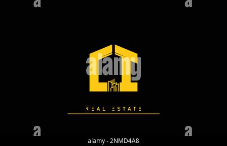 Real Estate letters Initials Monogram logo CI , IC Stock Vector