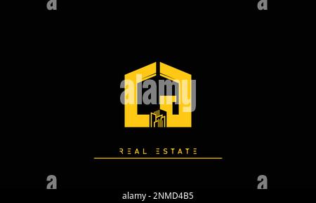 Real Estate letters Initials Monogram logo CJ , JC Stock Vector
