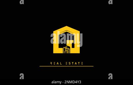 Real Estate letters Initials Monogram logo CJ , JC Stock Vector