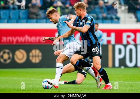 BERGAMO ITALY OCTOBER 30 Ciro Immobile striker for SS Lazio