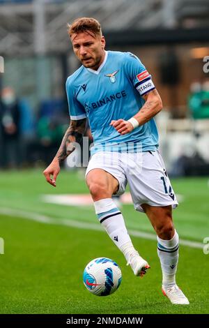 BERGAMO ITALY OCTOBER 30 Ciro Immobile striker for SS Lazio in