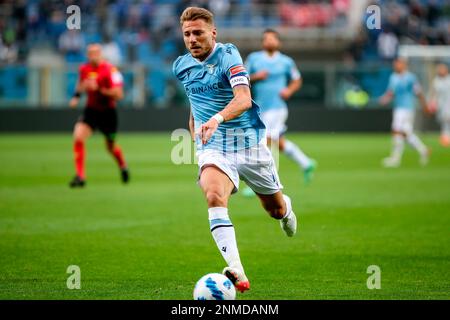 BERGAMO ITALY OCTOBER 30 Ciro Immobile striker for SS Lazio in