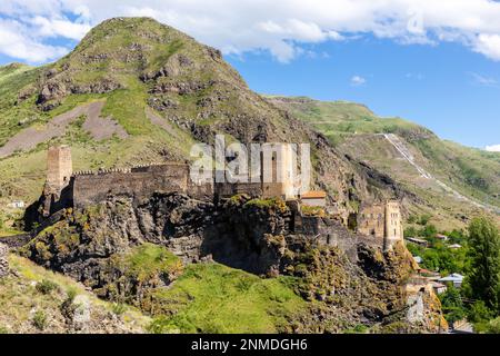 Khertvisi fortress on mountain. It is one of the oldest fortresses in  Georgia Stock Photo - Alamy