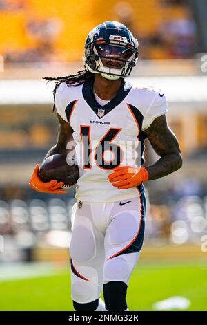 Pittsburgh Steelers' Najee Harris after scoring a touchdown against the  Tampa Bay Buccaneers during an NFL football game at Acrisure Stadium,  Sunday, Oct. 16, 2022 in Pittsburgh. (Winslow Townson/AP Images for Panini