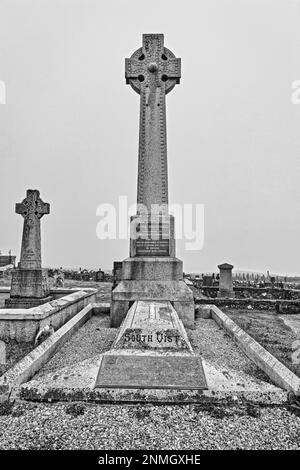 Flora MacDonalds Grave, Kilmuir Cemetery, Isle of Skye, Scotland, United Kingdom Stock Photo