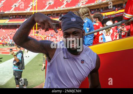 Los Angeles Chargers wide receiver Tyron Johnson (83) working out on the  field before an NFL football game against the Jacksonville Jaguars, Sunday,  October 25, 2020 in Inglewood, Calif. The Chargers defeated