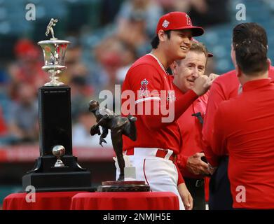 鬼 Samurai Baseball batter inspired by Los Angeles Angels player Shohei  Ohtani