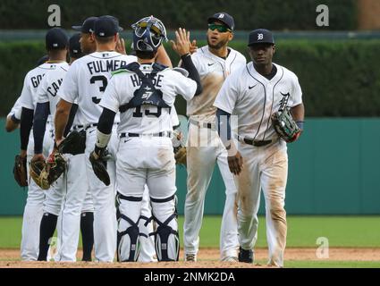 Chicago White Sox' Aaron Bummer plays during a baseball game, Thursday, May  25, 2023, in Detroit. (AP Photo/Carlos Osorio Stock Photo - Alamy