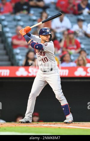 June 21, 2016: Houston Astros shortstop Carlos Correa (1) throws to first  during the Major League Baseball game between the Los Angeles Angels of  Anaheim and the Houston Astros at Minute Maid