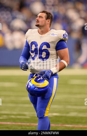 Los Angeles Rams defensive tackle Larrell Murchison (52) runs a