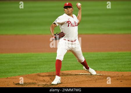 Philadelphia Phillies starting pitcher Ranger Suarez in action during a  baseball game, Saturday, Sept. 10, 2022, in Philadelphia. The Phillies won  8-5. (AP Photo/Chris Szagola Stock Photo - Alamy