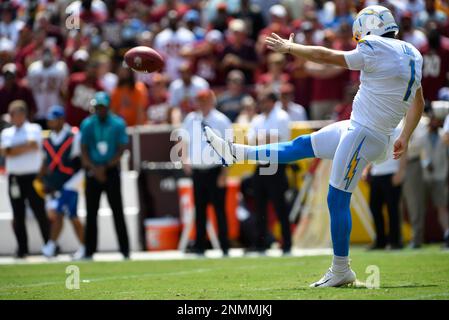 Washington Football Team wide receiver DeAndre Carter (16) runs during an  NFL preseason football game against the Baltimore Ravens, Saturday, Aug.  28, 2021 in Landover, Md. (AP Photo/Daniel Kucin Jr Stock Photo - Alamy