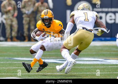 Georgia Tech Defensive Back Juanyeh Thomas Runs The 40-yard Dash At The ...