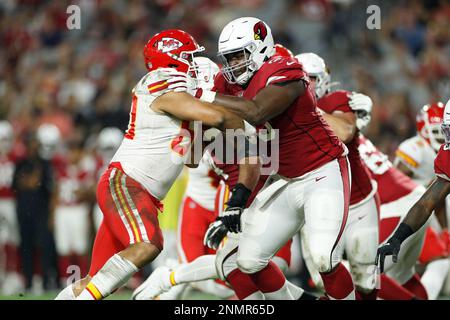 Kansas City Chiefs Austin Edwards (60) walks off the field after an NFL  football game against the San Francisco 49ers, Saturday, Aug. 14, 2021, in  Santa Clara, Calif. (AP Photo/Scot Tucker Stock