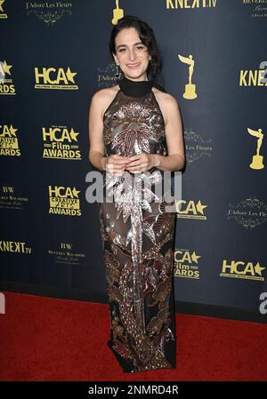 Los Angeles, USA. 24th Feb, 2023. Jenny Slate at the 2023 HCA Film Awards at the Beverly Wilshire Hotel. Picture Credit: Paul Smith/Alamy Live News Stock Photo