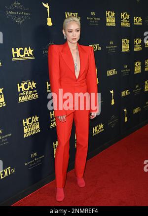 Los Angeles, USA. 24th Feb, 2023. Pom Klementieff at the 2023 HCA Film Awards at the Beverly Wilshire Hotel. Picture Credit: Paul Smith/Alamy Live News Stock Photo
