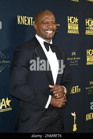 Los Angeles, USA. 24th Feb, 2023. Terry Crews at the 2023 HCA Film Awards at the Beverly Wilshire Hotel. Picture Credit: Paul Smith/Alamy Live News Stock Photo