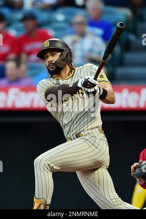 ANAHEIM, CA - AUGUST 27: Los Angeles Angels of Anaheim first