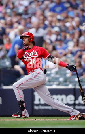 MILWAUKEE, WI - AUGUST 26: Cincinnati Reds infielder Jonathan