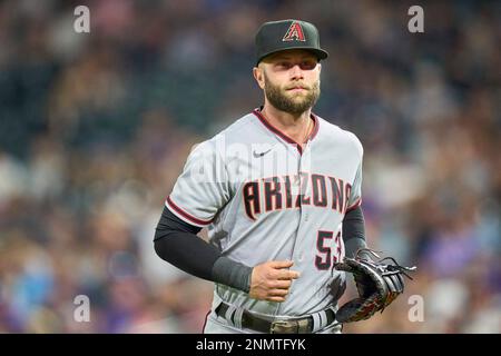 Arizona Diamondbacks' Christian Walker (53) celebrates with David