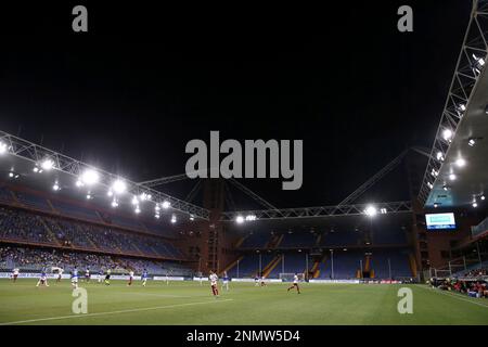 August 16, 2021, Genoa, United Kingdom: Genoa, Italy, 16th August 2021. A general view during the Coppa Italia match at Luigi Ferraris, Genoa. Picture credit should read: Jonathan Moscrop / Sportimage(Credit Image: © Jonathan Moscrop/CSM via ZUMA Wire) (Cal Sport Media via AP Images)