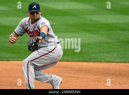 WASHINGTON, DC - AUGUST 15: Atlanta Braves shortstop Dansby