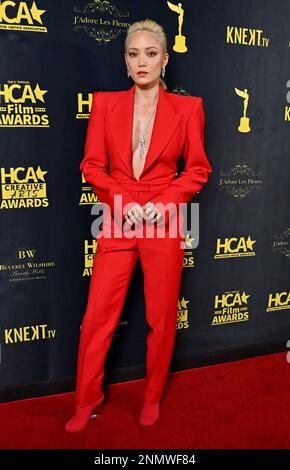 Hollywood, USA. 24th Feb, 2023. Pom Klementieff arriving at the Hollywood Critics Association’s 2023 HCA Film Awards held at the Beverly Wilshire Hotel on February 24, 2023 in Beverly Hills, CA. © Tammie Arroyo / AFF-USA.com Credit: AFF/Alamy Live News Stock Photo