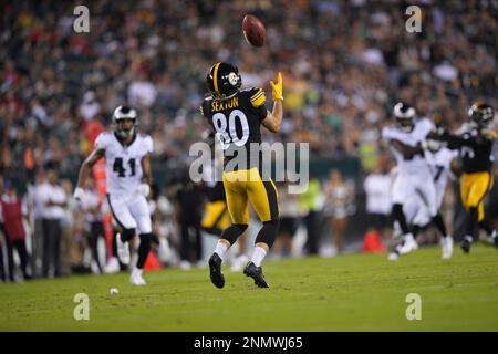 Pittsburgh Steelers wide receiver Mathew Sexton (80) stands at the