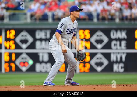 PHILADELPHIA, PA - AUGUST 10: Los Angeles Dodgers bullpen catcher Steve ...