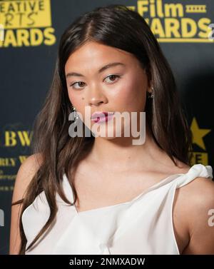 Lukita Maxwell arrives at the 2023 HCA Film Awards held at the Beverly