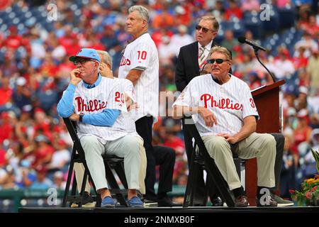 Philadelphia Phillies legends Larry Bowa, Charlie Manuel launching