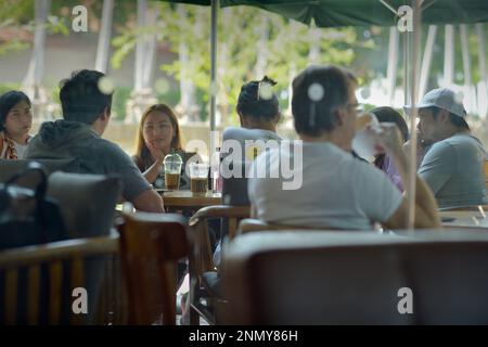 Starbucks Coffee Shop Central Festival Mall Pattaya Thailand. Stock Photo