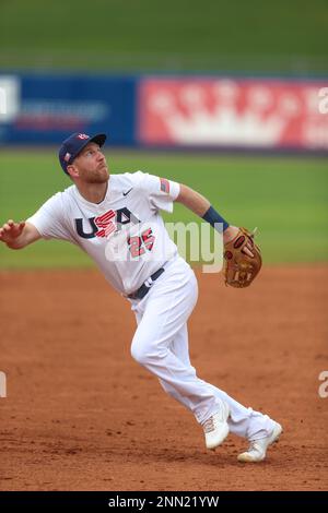 Todd Frazier (25) of Team U.S.A. celebrates during the 2021 WBSC Baseball  America Qualifier at Clover Park on Saturday, June 5, 2021 in Port St.  Lucie, Florida (Tom DiPace via AP Stock Photo - Alamy