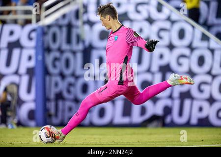 DALLAS, TX - JULY 14: Guatemala goalkeeper Nicholas Hagen (1