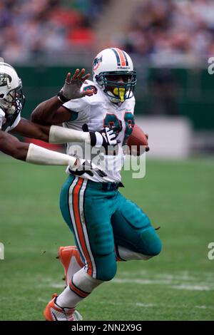 2001 Lamar Smith Game Worn, Signed Miami Dolphins Jersey.