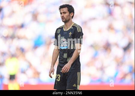 Luca de la Torre of RC Celta in action during the La Liga Santander match between Real Sociedad and RC Celta CF at Reale Arena Stadium on February 18, Stock Photo