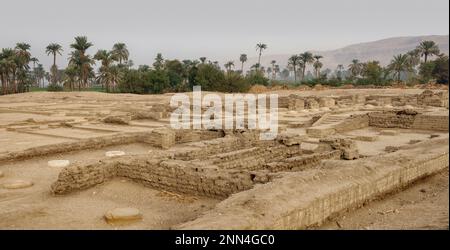 The Northern Palace at Tell el-Amarna also known as Akhetaten, horizon of the Aten, Middle Egypt Stock Photo