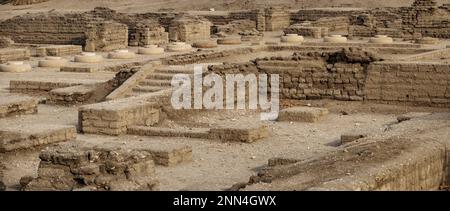 The Northern Palace at Tell el-Amarna also known as Akhetaten, horizon of the Aten, Middle Egypt Stock Photo