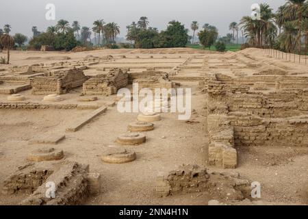 The Northern Palace at Tell el-Amarna also known as Akhetaten, horizon of the Aten, Middle Egypt Stock Photo