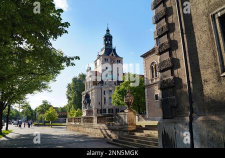 The Bavarian National Museum (Bayerisches Nationalmuseum) one of the most important museums of decorative arts in Europe and one of the largest art mu Stock Photo