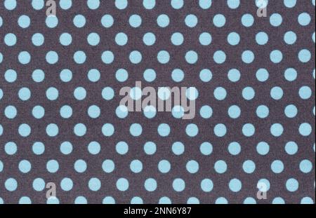 Black fabric with blue polka dots. High quality texture in extremely high resolution. Stock Photo