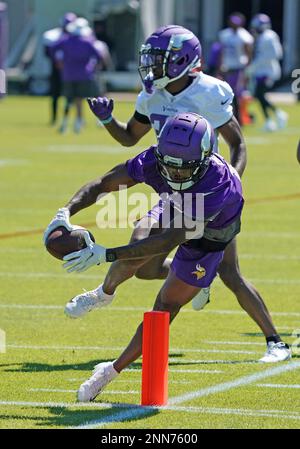 Minnesota Vikings quarterback Kellen Mond (11) participates in NFL training  camp Wednesday, July 28, 2021, in Eagan, Minn. (AP Photo/Bruce Kluckhohn  Stock Photo - Alamy