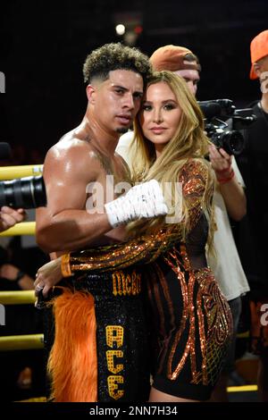 MIAMI GARDENS FL JUNE 12 Catherine Paiz in the ring with her